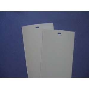 PVC Vertical Blind Replacement Slat (White) 2 Pk 82 1/2 X 3 1/2 