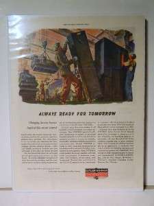 Vintage 1944 Cutler Hammer Motor Control Industrial Magazine Ad  