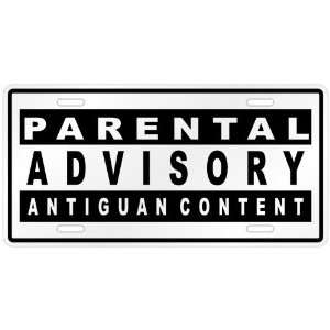  New  Parental Advisory / Antiguan Content  Antigua And 
