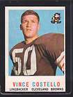 1959 Topps #158 Vince Costello UER RC EXMT/EXMT+ G1727