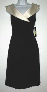 NWT Black ALEX MARIE Collared Danica Dress 6  