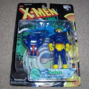  X Men Cyclops with Light up Blast Action Figure: Toys 