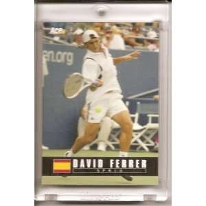  2005 Ace Authentic David Ferrer Spain #77 Tennis Card 