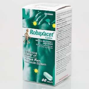  Robaxacet Muscle Relaxant & Analgesic 40 Cap   The Pain 