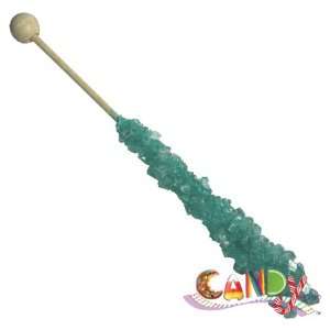 Tiffany Blue Cotton Candy Rock Candy Crystal Sticks 48 Pieces 1 Count 