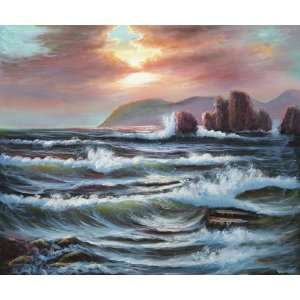  Art Reproduction Oil Painting   Seascapes Velvet Sea 