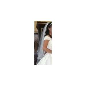  2 Tier Fingertip Bridal Wedding Veil 