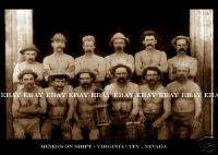 1880s VIRGINIA CITY NEVADA NV GOLD MINERS MINE MINING PROSPECTOR 