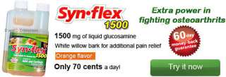 12) SYN FLEX 1500 LIQUID GLUCOSAMINE ARTHRITIS SYNFLEX  
