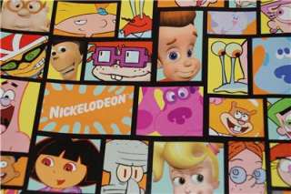 NICKELODEON GIFT WRAP WRAPPING PAPER DORA BLUES CLUES  