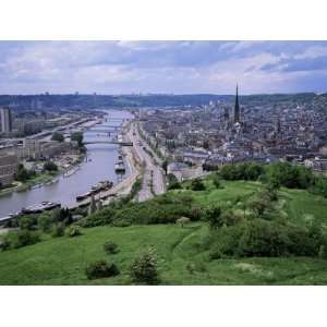  River Seine and Rouen, Seine Maritime, Haute Normandie 