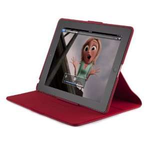   FitFolio Case   Red Leather Apple iPad 2 Cell Phones & Accessories