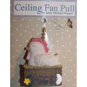  Chicken Hen Ceiling Fan Pull French Country Home Decor 