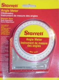 Starrett Vertical Angle Meter   0 to 90 Degree  