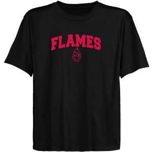 UIC Flames Youth Black Logo Arch T shirt  Sports 
