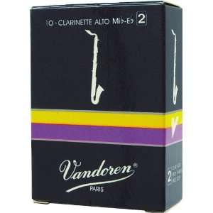  Vandoren Alto Clarinet Reeds, Strength 4 Box of 10 