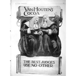  1903 ADVERTISEMENT VAN HOUTEN COCOA DRINKING CHOCOLATE 