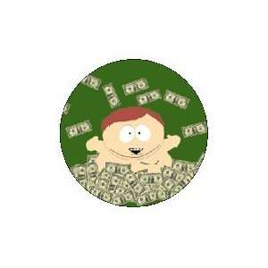 South Park Cartman In The Money Button SB1144: Toys 
