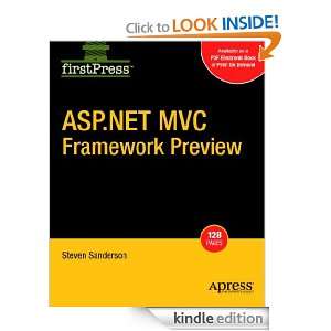 ASP.NET MVC Framework Preview Steven Sanderson  Kindle 