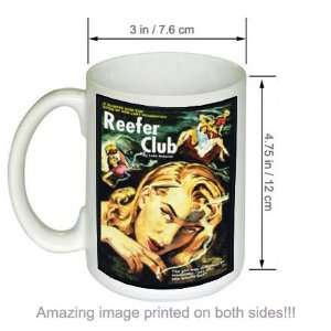  Reefer Club Vintage Pulp Novel Cover Art Retro COFFEE MUG 