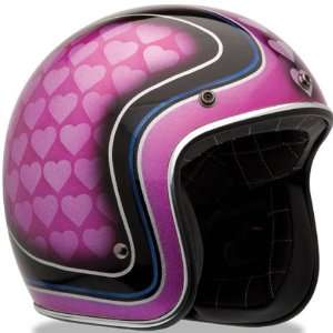 Bell Custom 500 Street Open Face Motorcycle Helmet Heartbreaker XL
