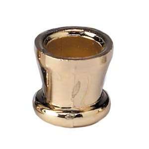  Menorah Candle Cups   Brass V Shape 