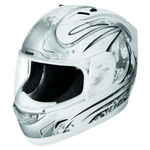 Icon Alliance Threshold Helmet   Large/White Automotive
