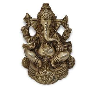    Lord Ganesha Handmade Brass Statue Gift from India