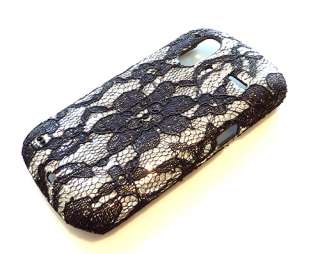 For HTC Amaze 4G Bling Designer Sequin Flower Lace Phone Cover Case 