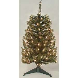  3 Aspen Spruce Pre Lit Artificial Christmas Tree   Clear 