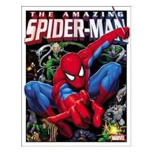    Spiderman & Enemys Marvel Comics Metal Sign *SALE*