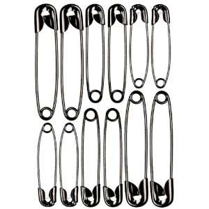  90pc Safety Pins   Black Arts, Crafts & Sewing