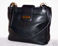 Purse   BLACK Leather PIEL DE VACA Handbag  