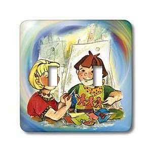     Young artists at work   Light Switch Covers   double toggle switch