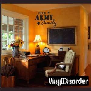 com Proud Army Family Patriotic Vinyl Wall Decal Sticker Mural Quotes 