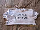 Chicago Brewing Company *@?# milk drink beer T Shirt   Mens L