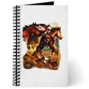Journal (Diary) with Wild Horses on Cover