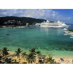  Cruise Ship and Turtle Beach, Ocho Rios, Jamaica 
