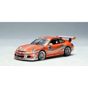 PORSCHE 911 (997) GT3 CUP CAR 2006 in ORANGE LIVERY Diecast Model Car 