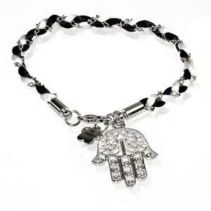  Fashion Braided Cord Bracelet with Hamsa Jewelry