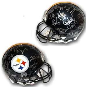   Steelers Team Signed Helmet 2005 Super Bowl: Sports & Outdoors