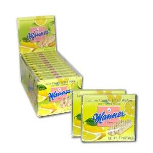 Manner Wafer   Lemon (Pack of 12)  Grocery & Gourmet Food