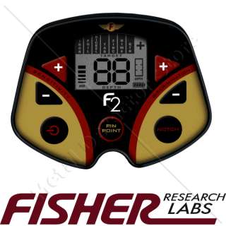 FISHER F5 COINS GOLD METAL DETECTOR W/11 INCH DD COIL & PIN POINTER 