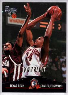 TONY BATTIE 1997 Scoreboard Rookies #33 Texas Tech  