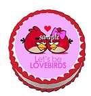 Angry Birds Happy Birthday Edible Frosting Sheet Image Party Cake 