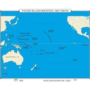  Universal Map World History Wall Maps   Pacific Island 