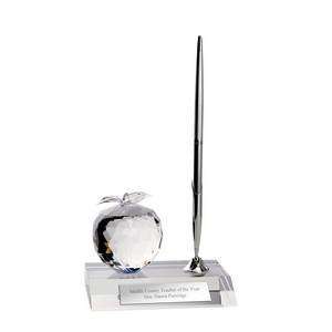  Personalized Crystal Apple Desktop Pen Stand Everything 