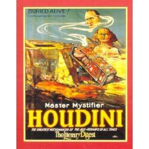  Houdini Poster  Buried Alive 