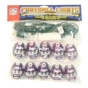  Football Party Lights (12 Foot Strand, 10 Lights): Sports & Outdoors
