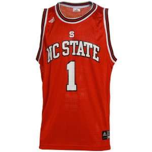   adidas North Carolina State Wolfpack #1 Red Replica Basketball Jersey